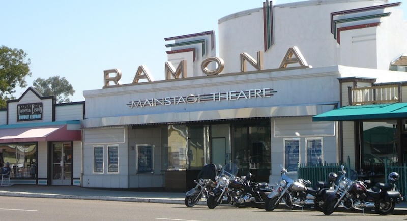 Scenic view of Ramona, San Diego, California featuring a gate and garage door